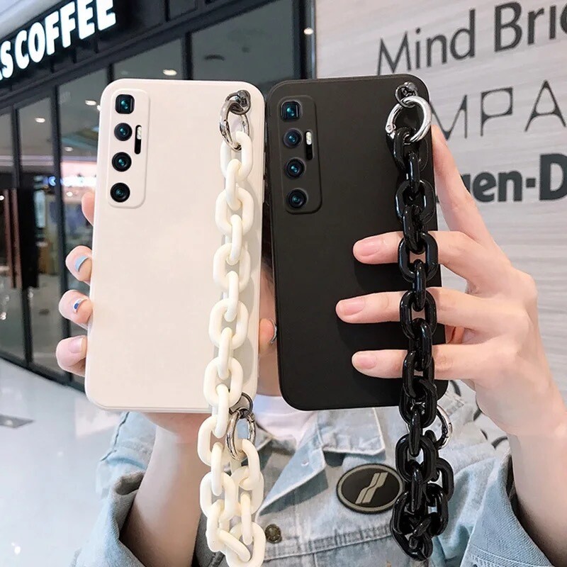 Cover silicon con cadena