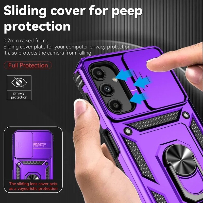 Cover antigolpe protector de cámara y stand magnético