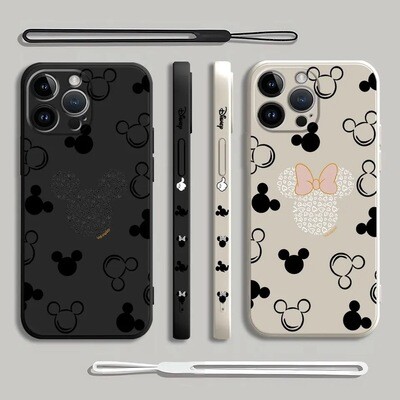 Cover con strap diseño Mickey y Minnie