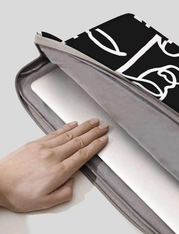 Funda de laptop diseño de caras