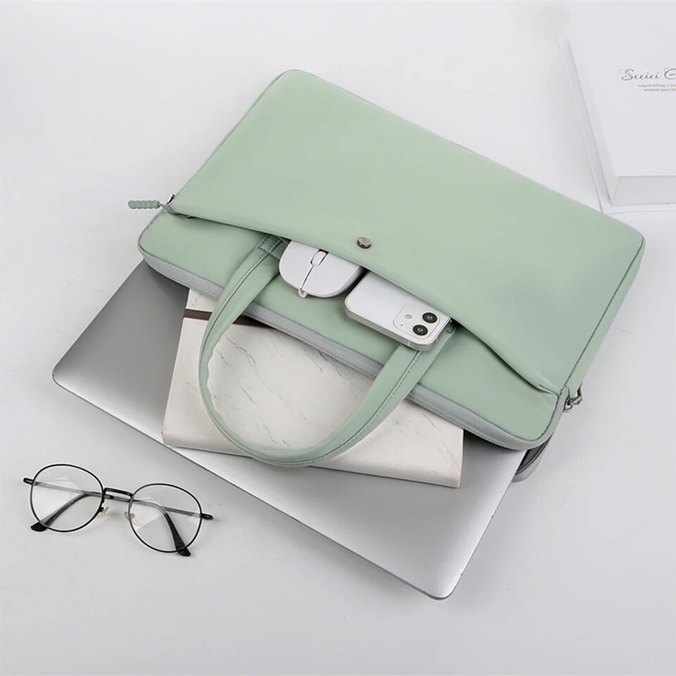 Funda con forma de bolso para laptop