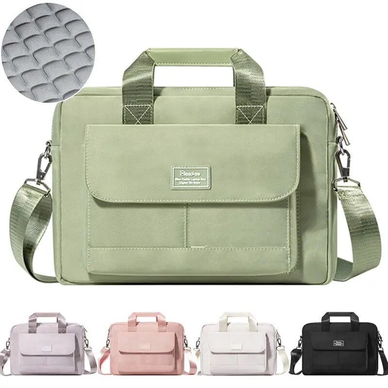 Funda con forma de bolso para laptop con strap removible