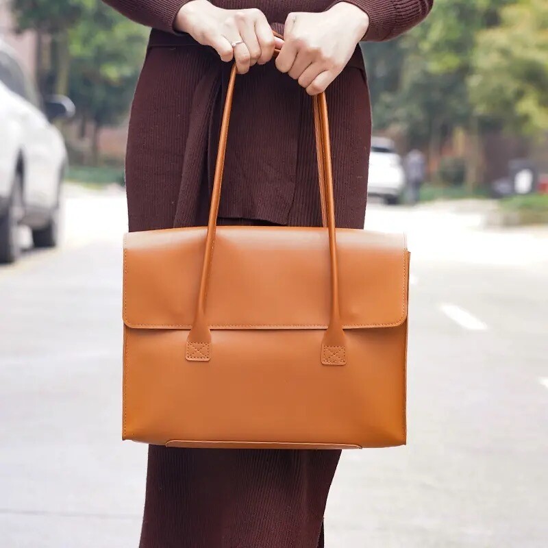 Bolsa de cuero para laptop
