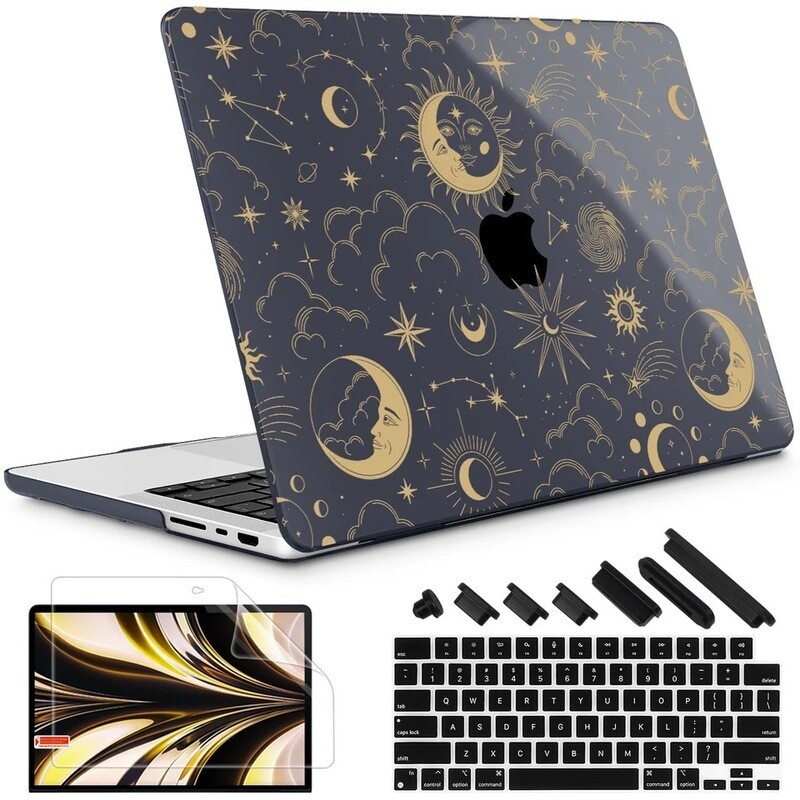 Cover transparente diseños varios para laptop