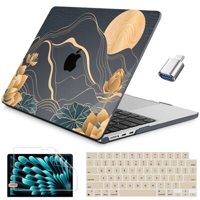 Cover transparente diseños varios para laptop