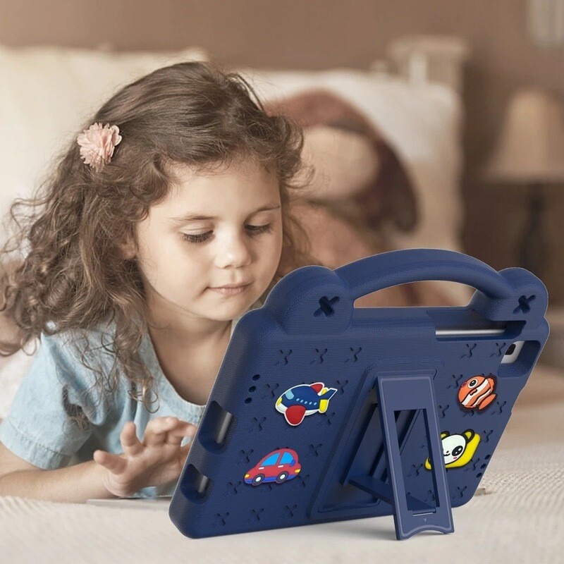 Cover con stand y agarradero para niños
