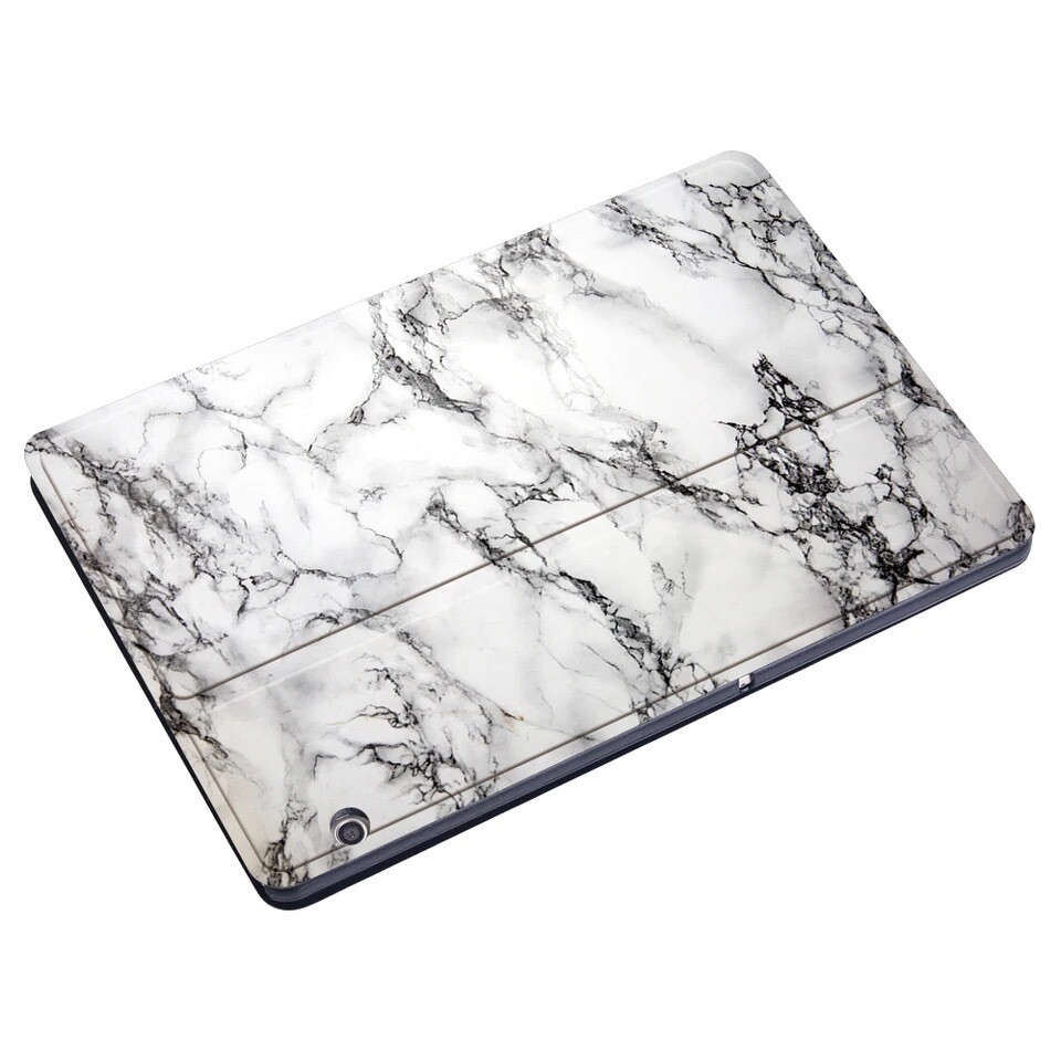 Cover flip diseño mármol para tablet