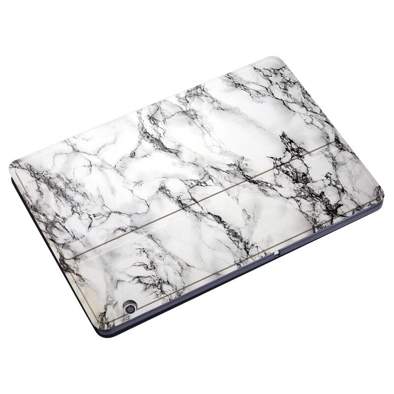 Cover flip diseño mármol para tablet