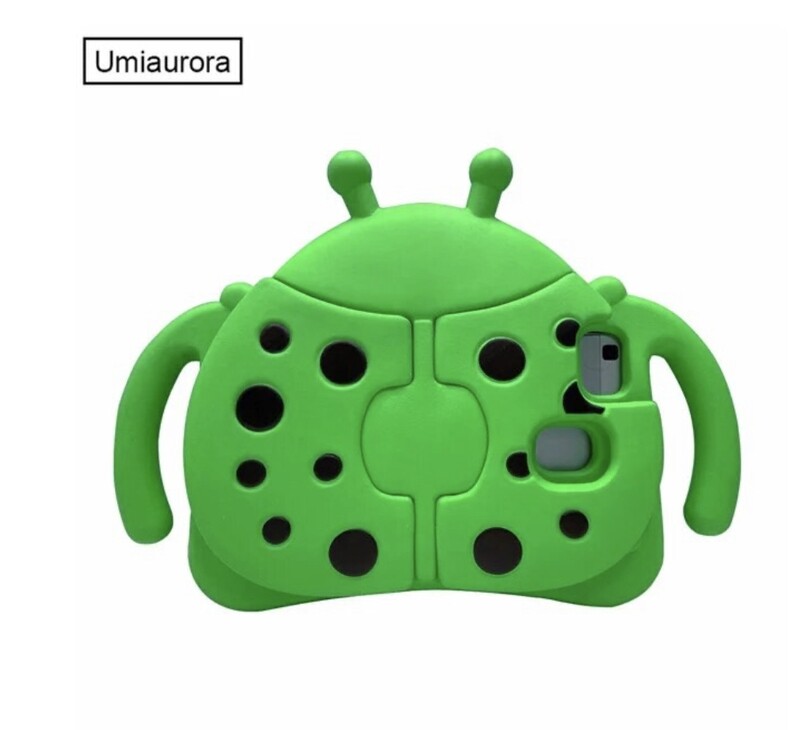 Cover ladybug unicolor con stand