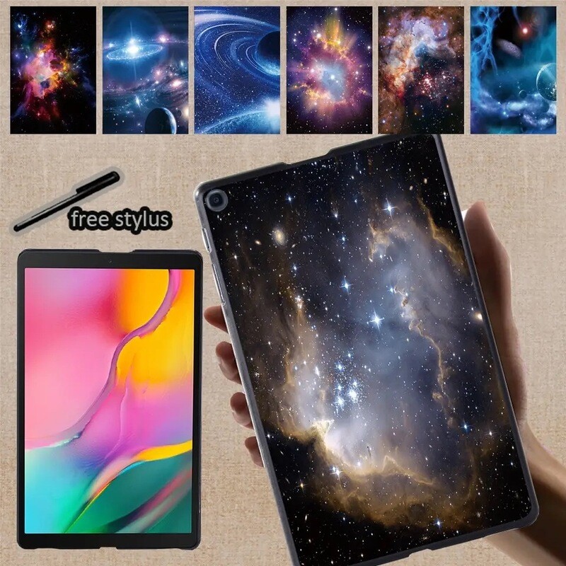 Cover diseño de espacio con nebula