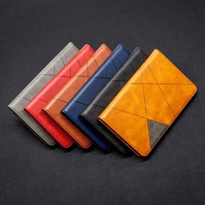 Cover flip tarjetero unicolor para tablet