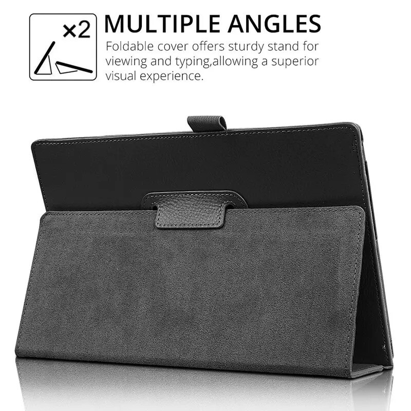 Cover flip antigolpe unicolor para tablet