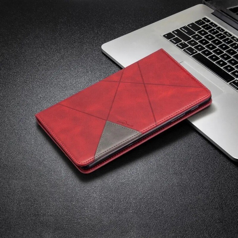 Cover flip tarjetero unicolor para tablet