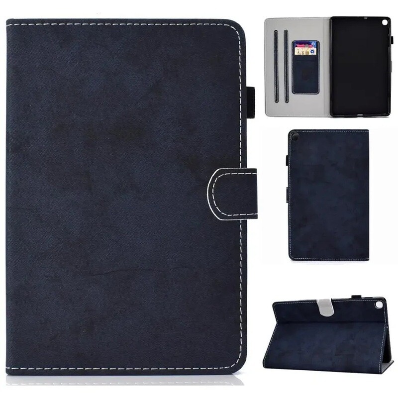 Cover flip de cuero para tablet