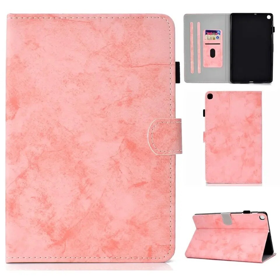 Cover flip de cuero para tablet