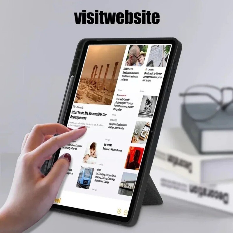 Cover flip magnetico para tablet