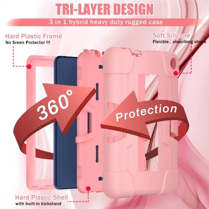 Cover antigolpe y 360 para tablet