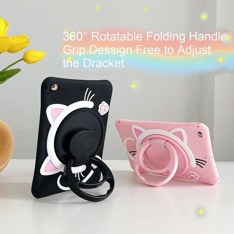Cover de gatito con stand