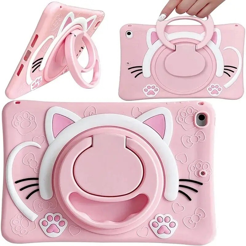 Cover de gatito con stand