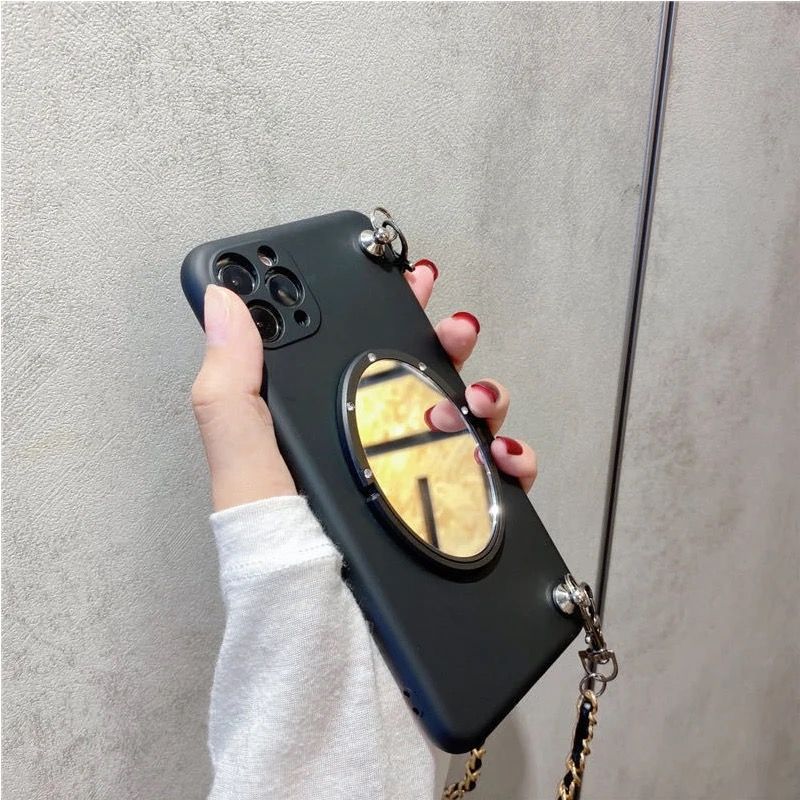 Cover popsocket de espejo con strap