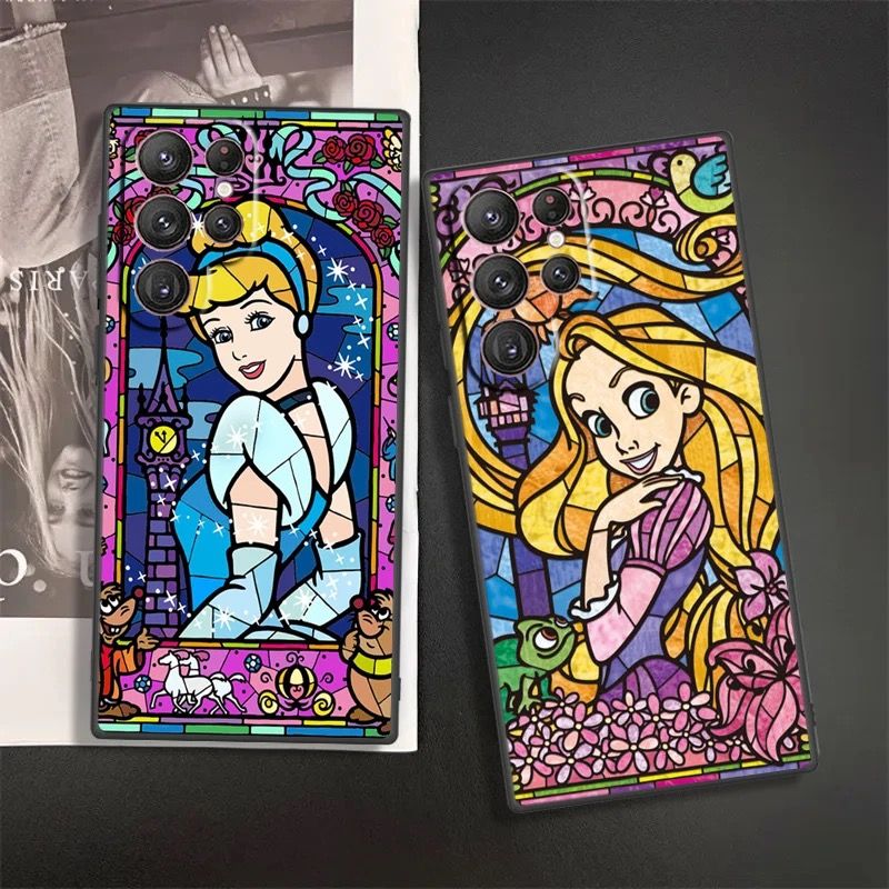 Cover personajes de Disney estilo vitral