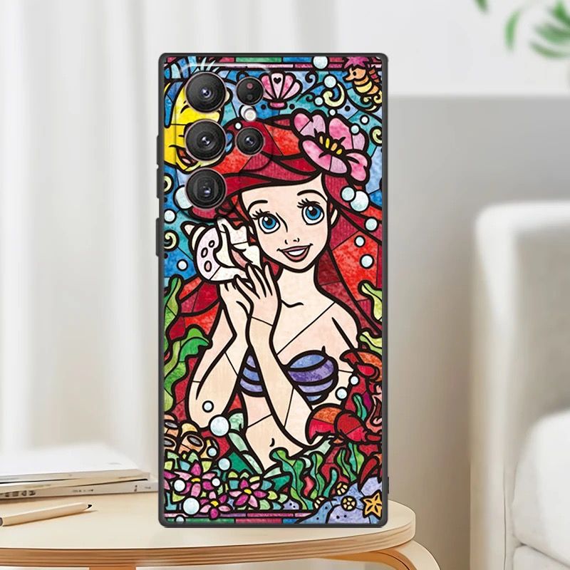 Cover personajes de Disney estilo vitral