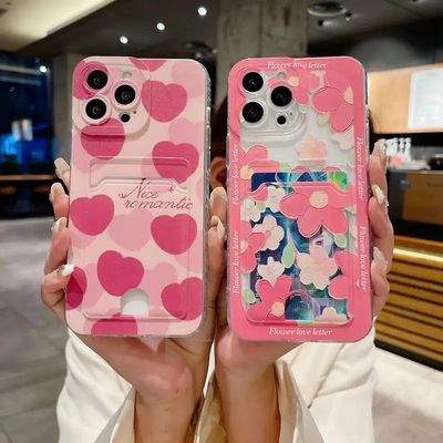 Cover corazones y flores con tarjeteros