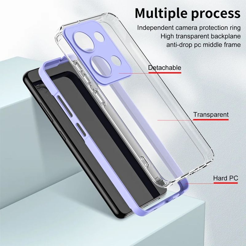 Cover con antigolpe transparente