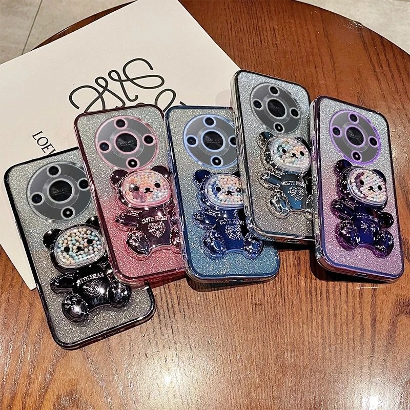 Cover brillo con Oso stand