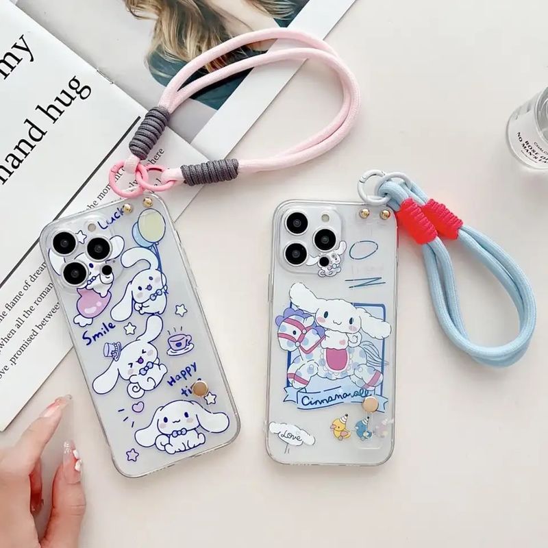 Cover Sanrio Cinnamoroll con strap