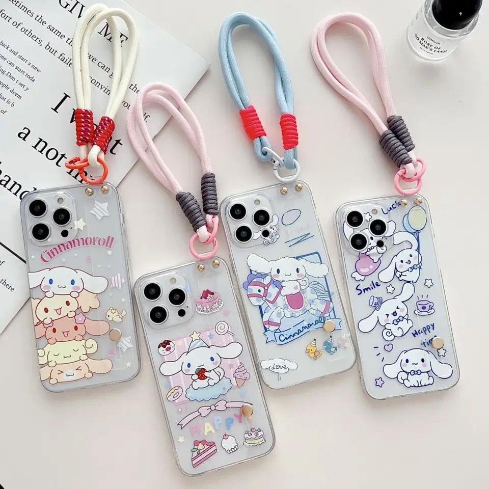 Cover Sanrio Cinnamoroll con strap