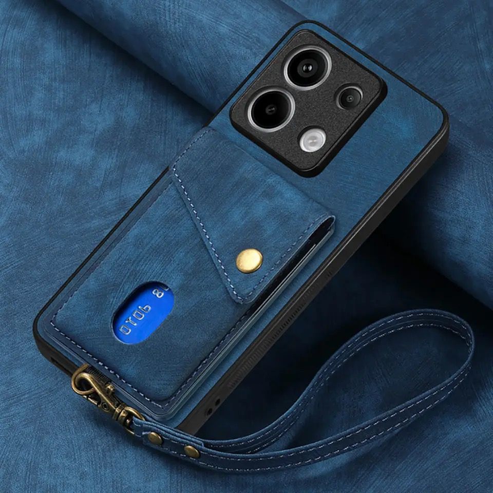 Cover con tarjetero de cuero