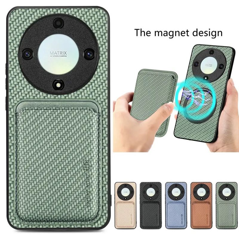 Cover con tarjetero magnetico