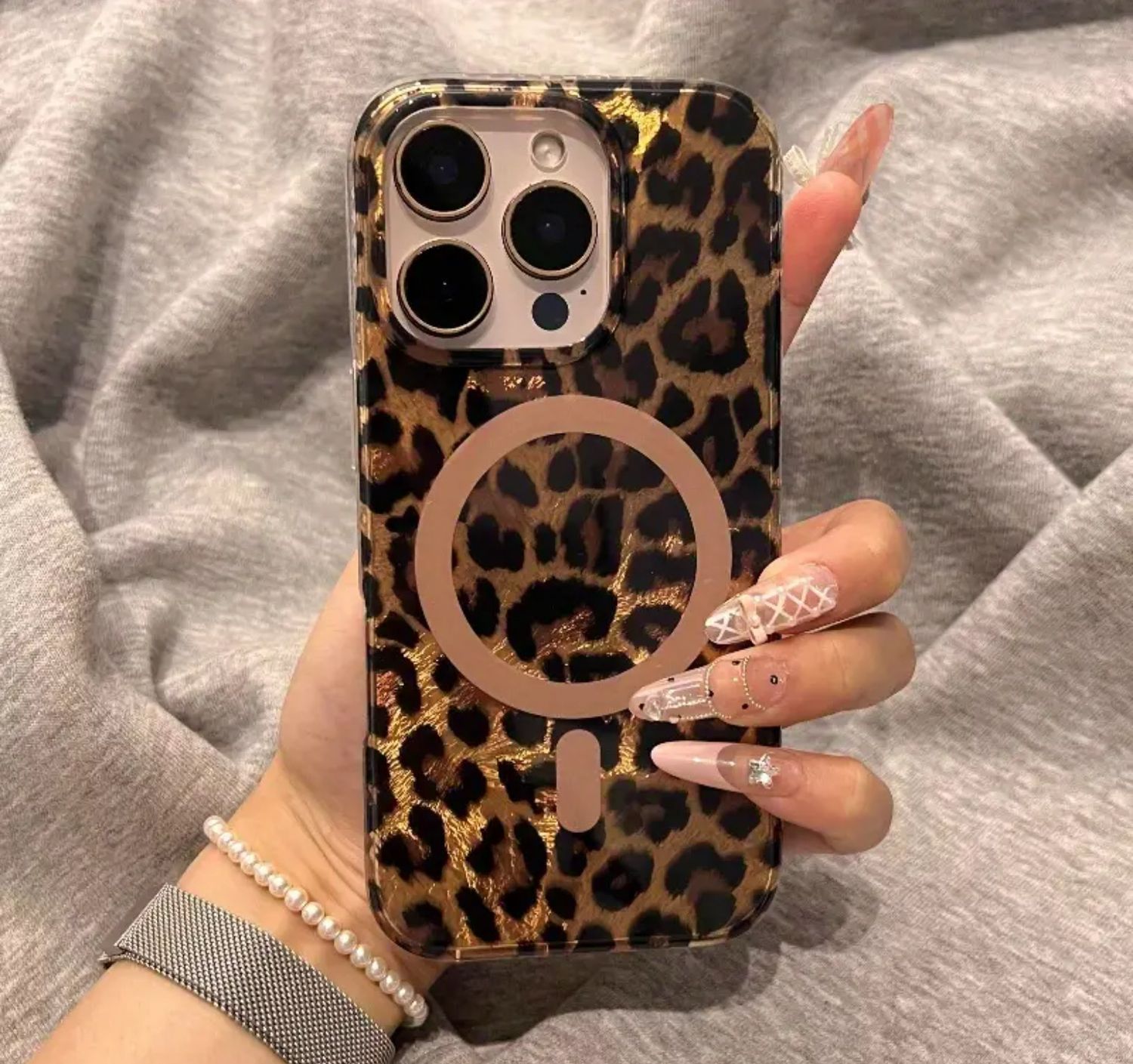 Cover tornasol leopardo