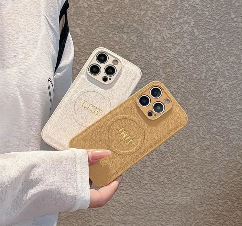 Cover magsafe con iniciales