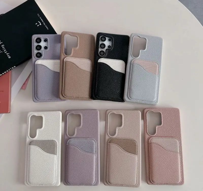 Cover de cuero con tarjetero