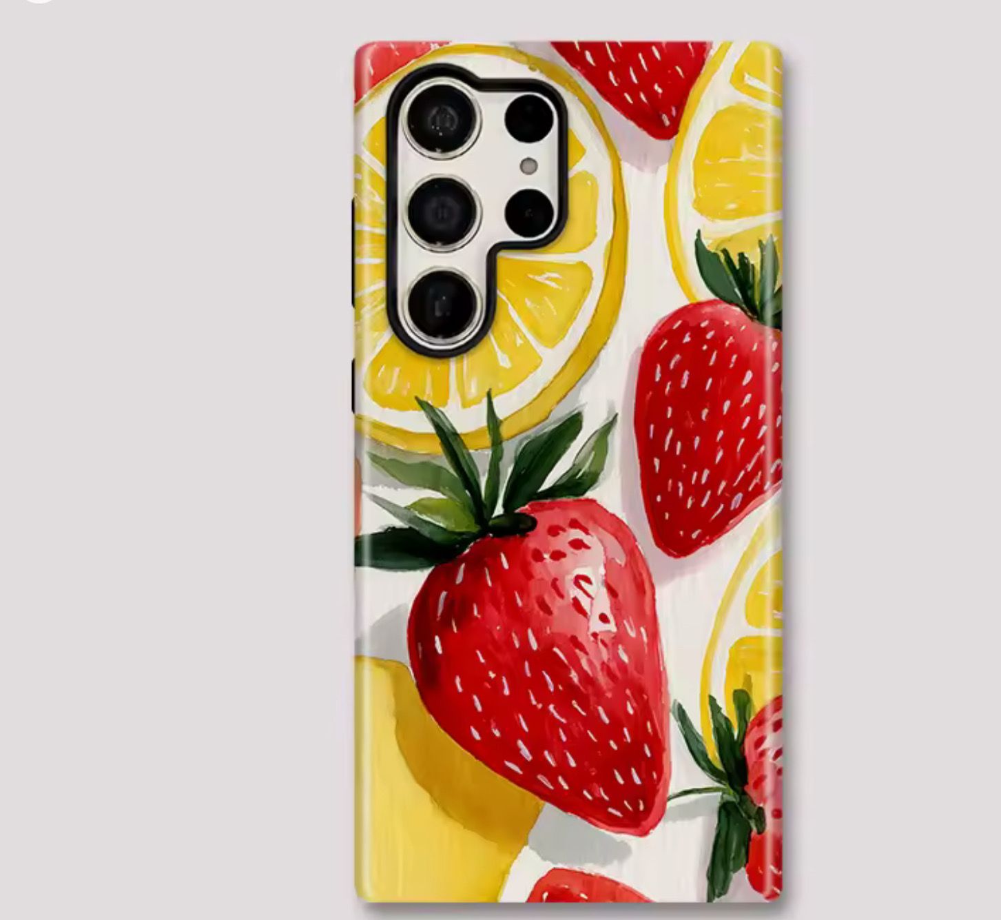 Cover de fresa y limón