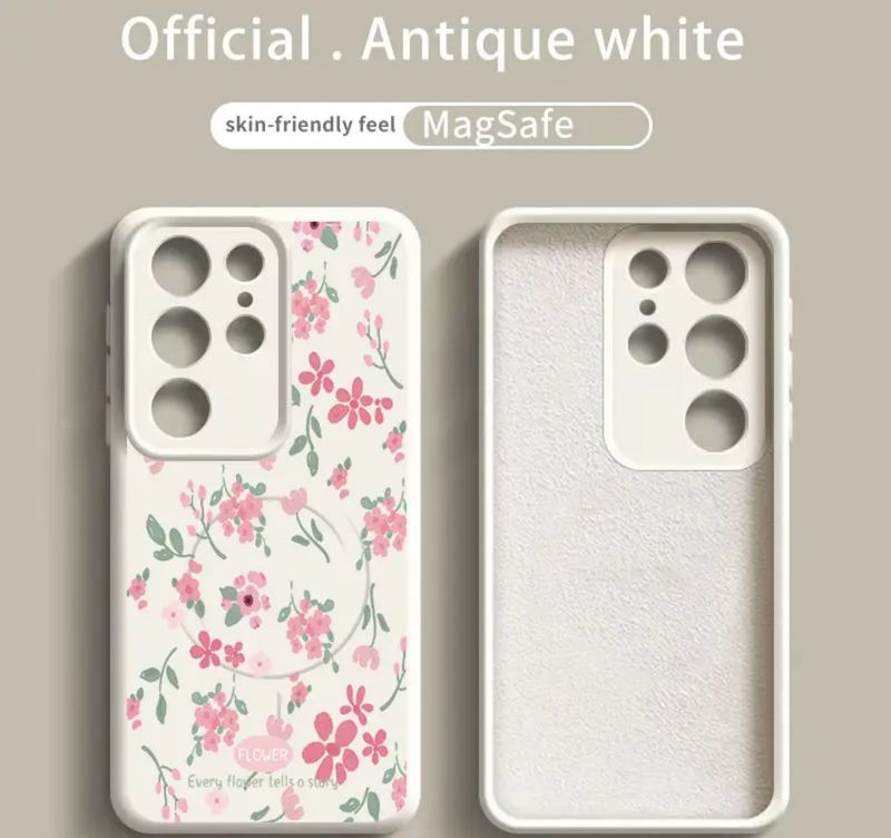 Cover magnético de flores