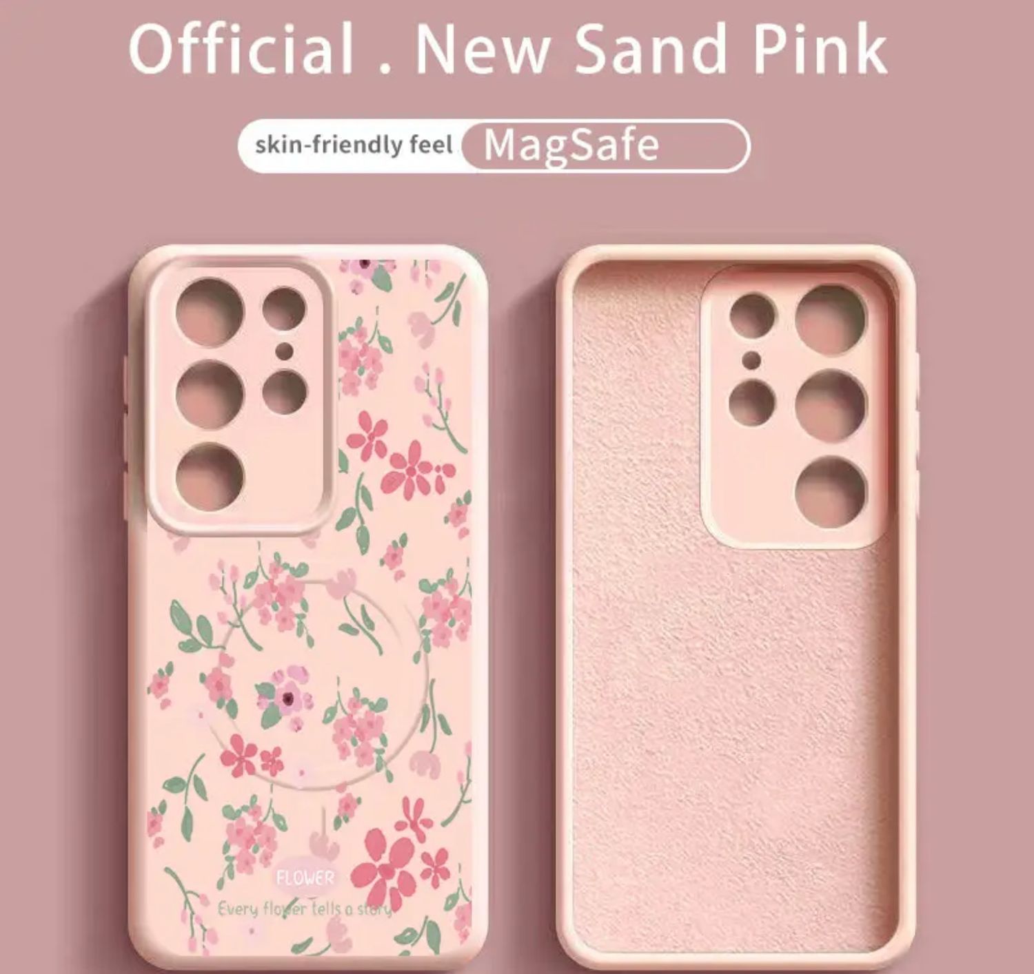 Cover magnético de flores