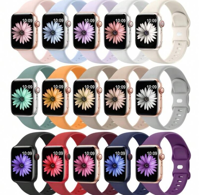 watchband de silicon unicolor