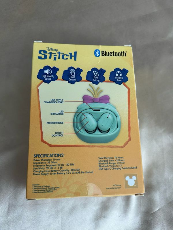 Audifonos de stitch