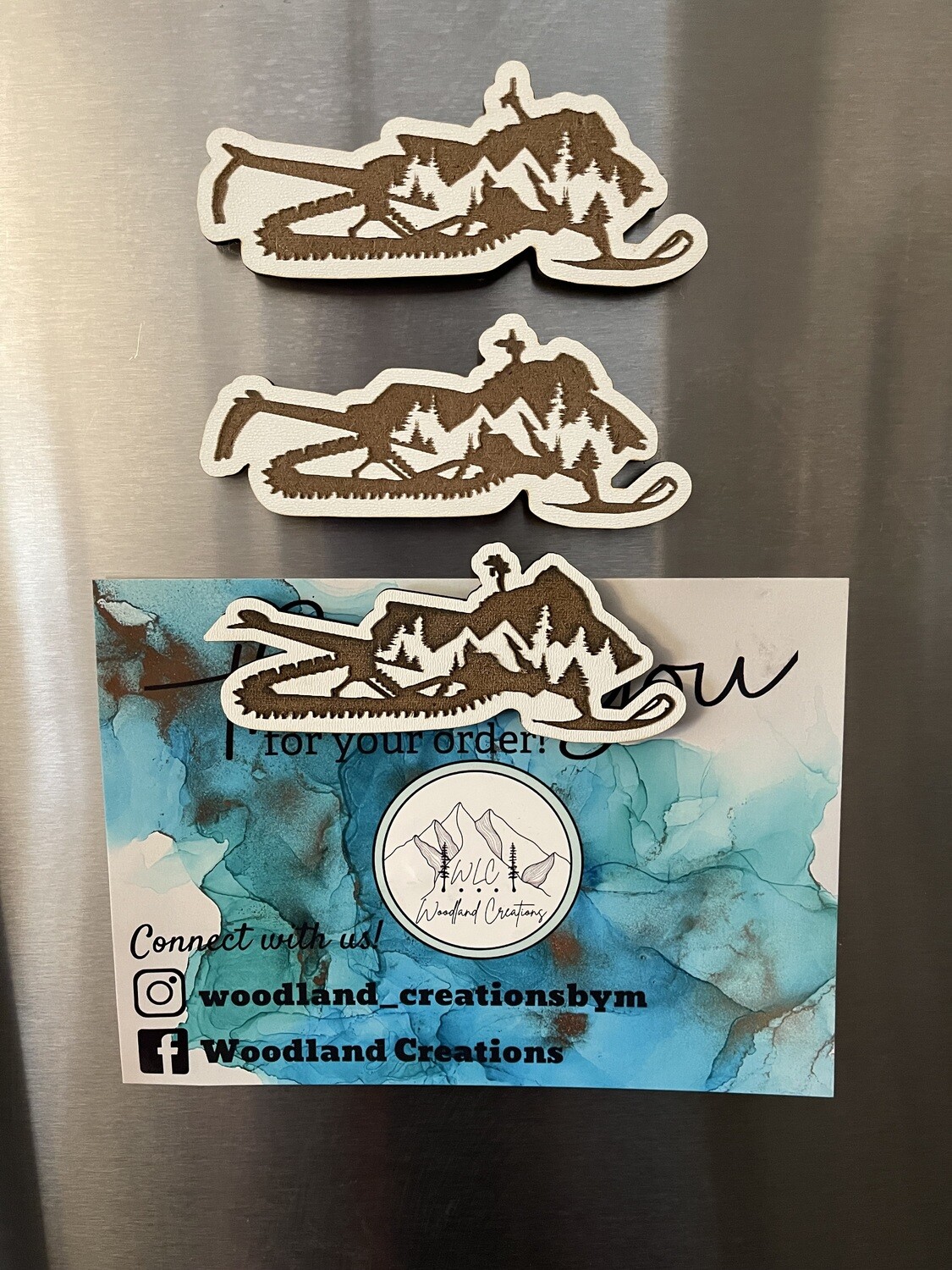 Snowmobile Magnet