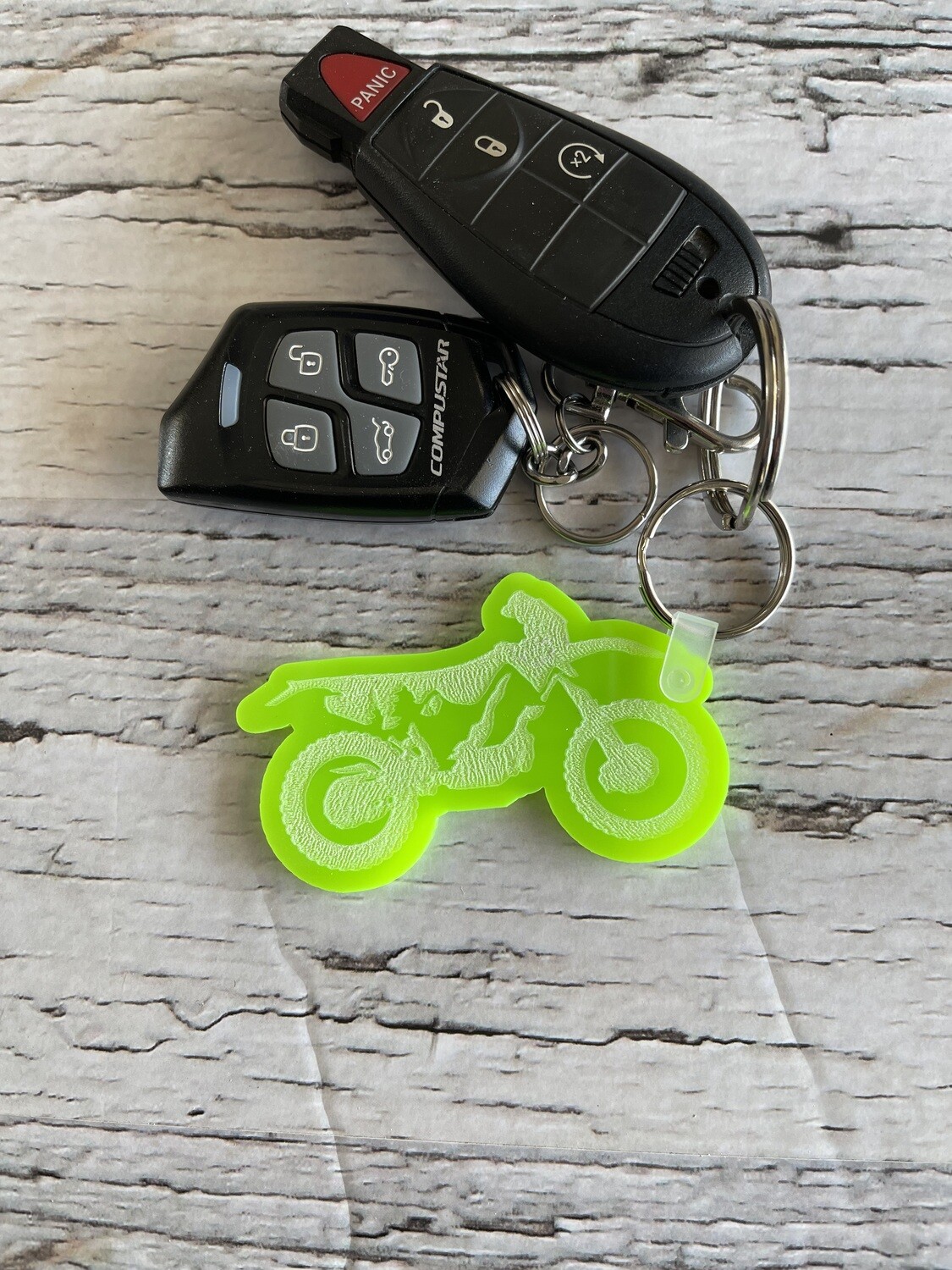 Dirtbike Keychain