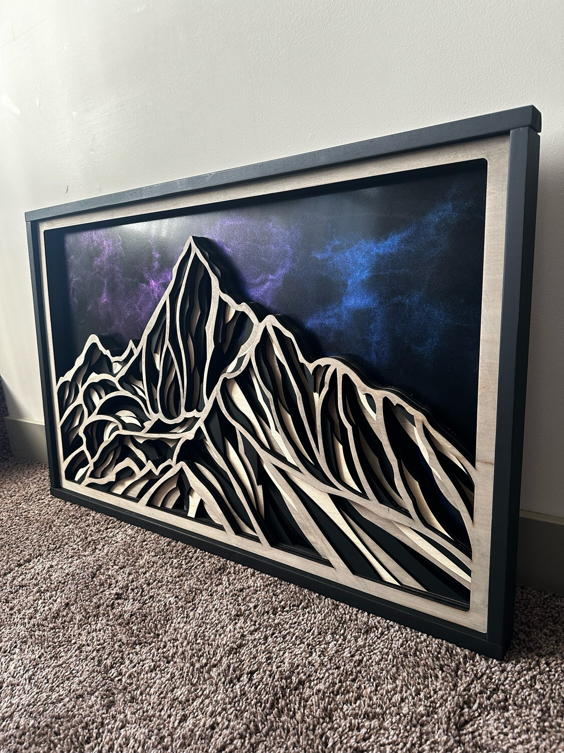 Layered Mtn Art- Color Changing