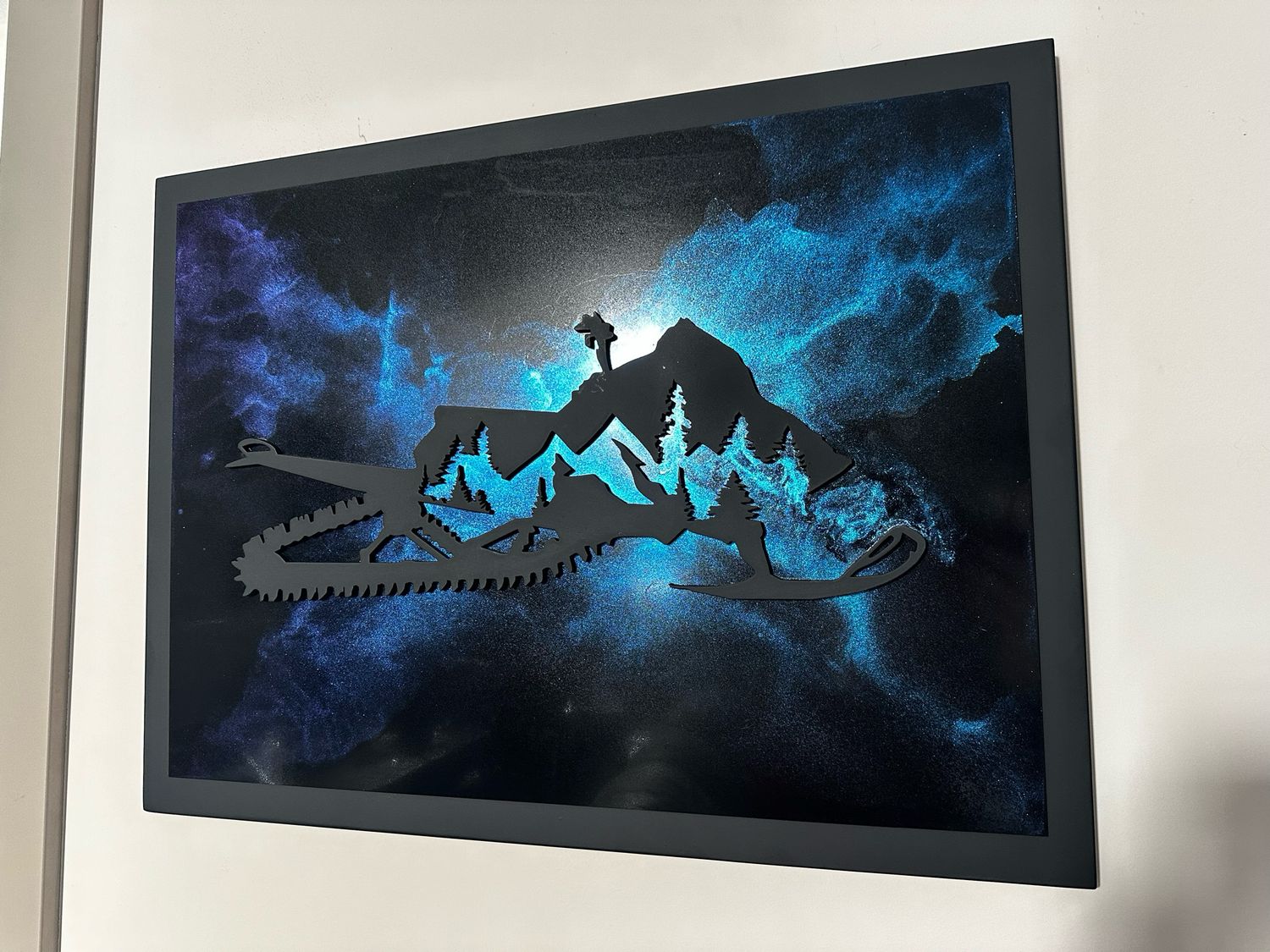 Black Acrylic Sign