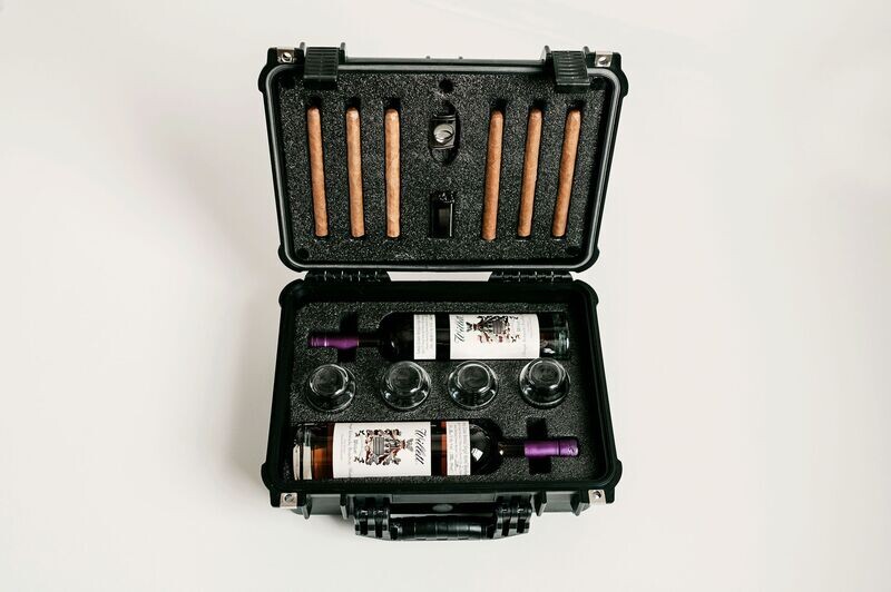 Tactical Whiskey Case w/ Cigar Package