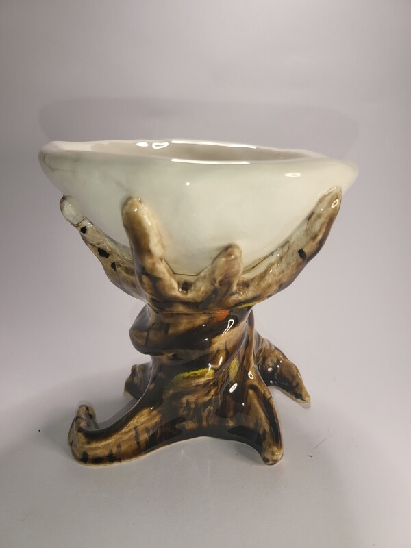 Tree Bowl - Brown Trunk with White Bowl
