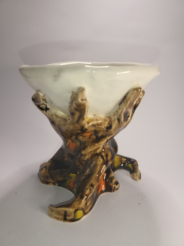 Tree Bowl - Brown Trunk with White Bowl