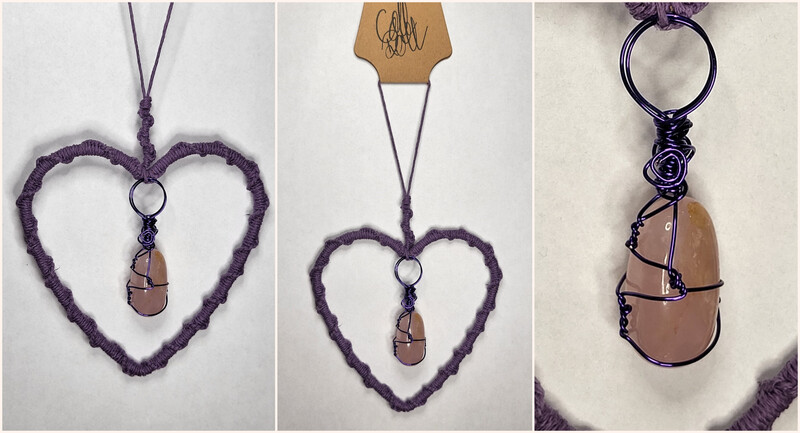 Rose Quartz Love Heart