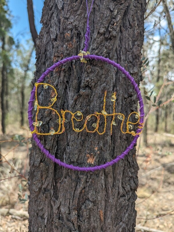 Breathe suncatcher